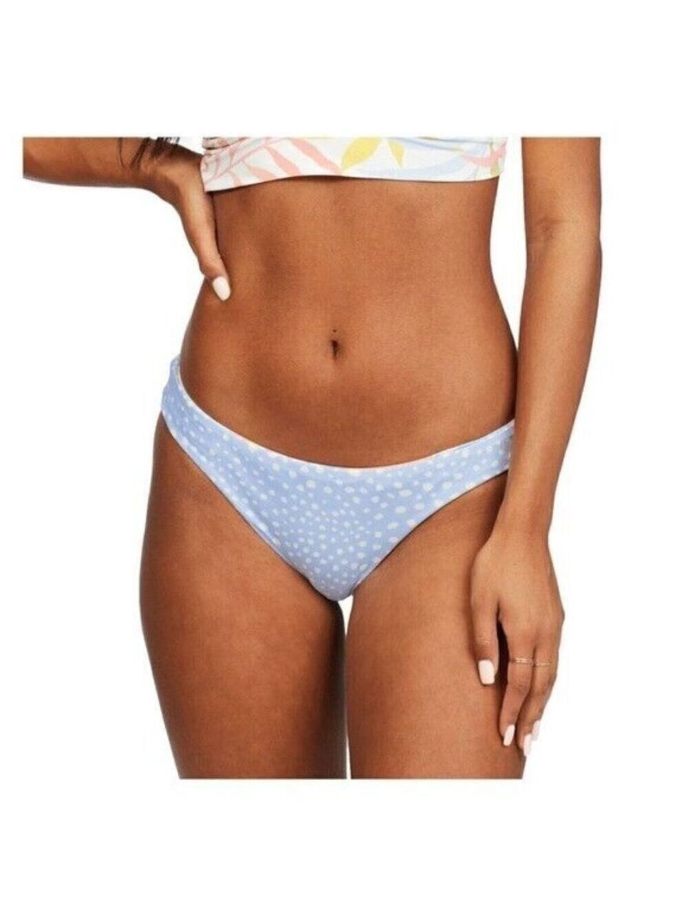 𝅺BILLABONG bikini bottom lowrider reversible women BNWOT "tropic jungle"